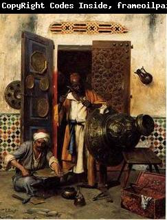unknow artist Arab or Arabic people and life. Orientalism oil paintings 172